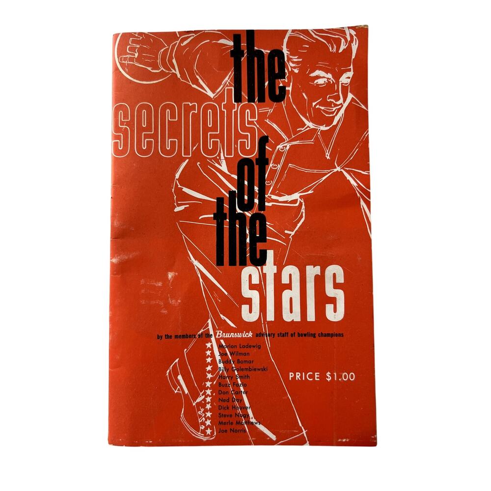 Brunswick The Secret of the Stars Vintage Paperback Bowling Guide Book
